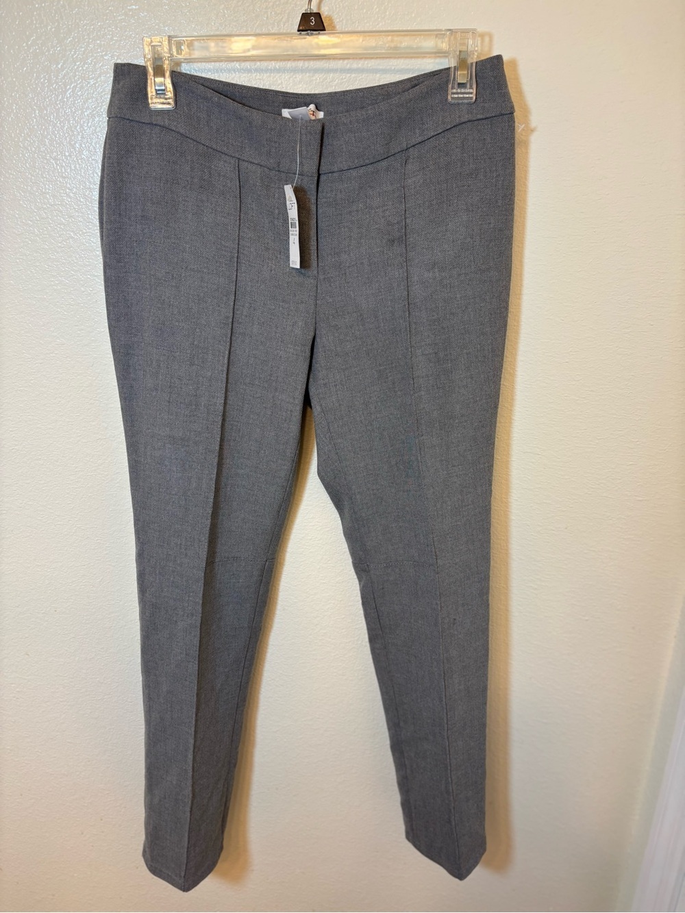 LOFT Light Gray Tailored dress Pants